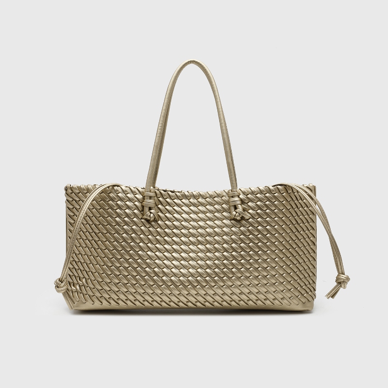 Leather Workshop - Designer Luxus PU Gewebte Tragetasche, Henkeltasche