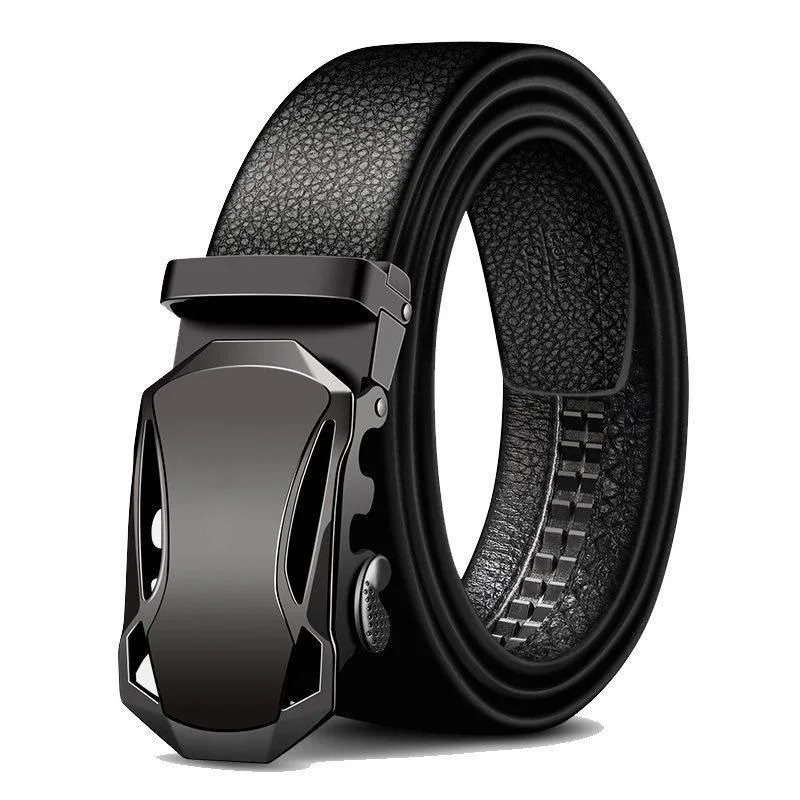Leather Works Belt - Gürtel für Herren, automatischer Schnallengürtel für