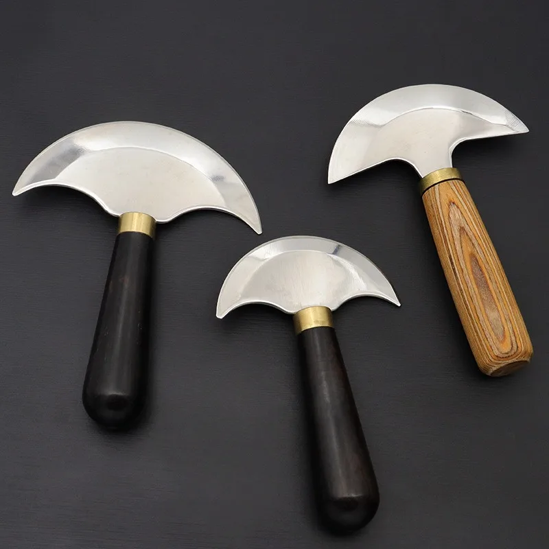 Leatherwork Craft - Manuelles Leder-Schärfmesser DIY Lederhandwerk Schneidewerkzeug Handtrimmer