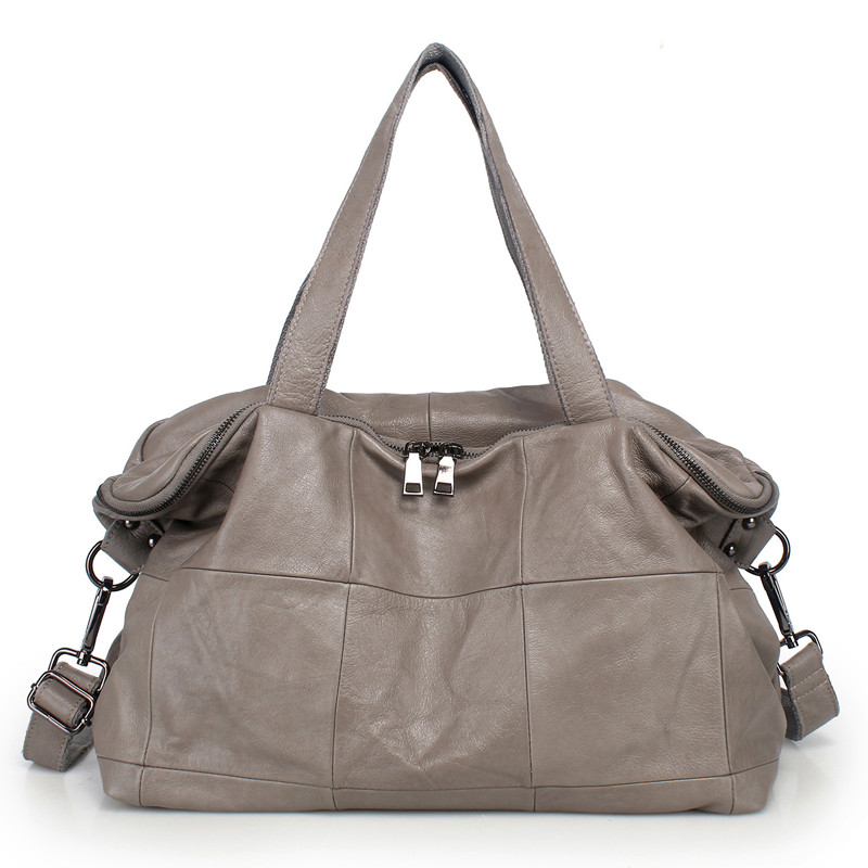 Leather Workshop - Einkaufstasche mit großer Kapazität für Damen,