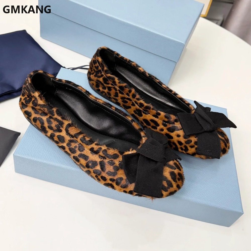 Damen Ballerinas mit Schleife  – Leather Work Women Shoes Bewertung und Preis
