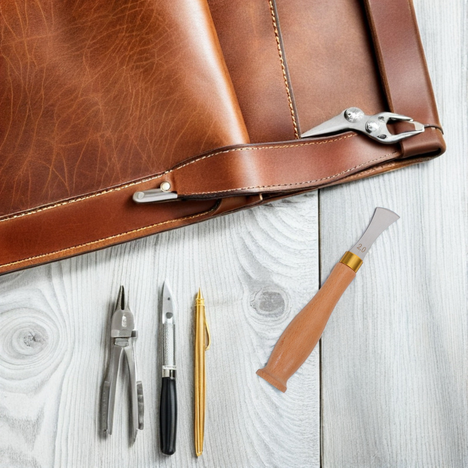 Kantenfalzwerkzeug aus Edelsta – Leatherwork Edge Creaser Bewertung und Preis