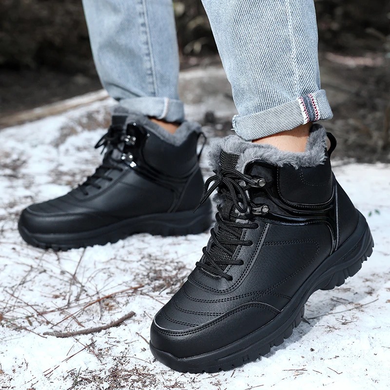 Herrenschuhe Neue Winter-Schne – Leather Work Women Shoes Bewertung und Preis
