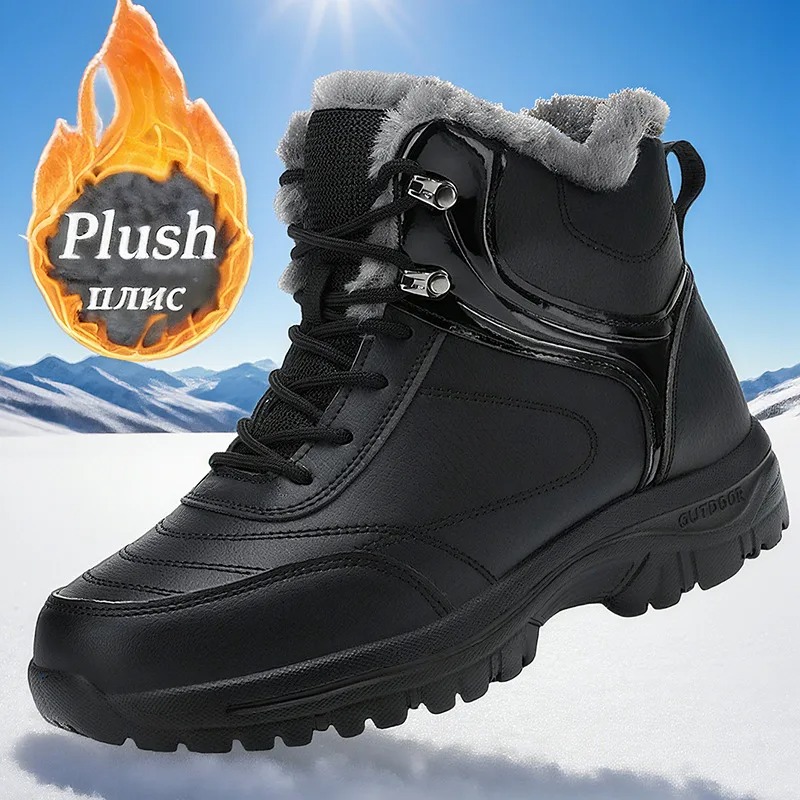 Herrenschuhe Neue Winter-Schne – Leather Work Women Shoes Bewertung und Preis