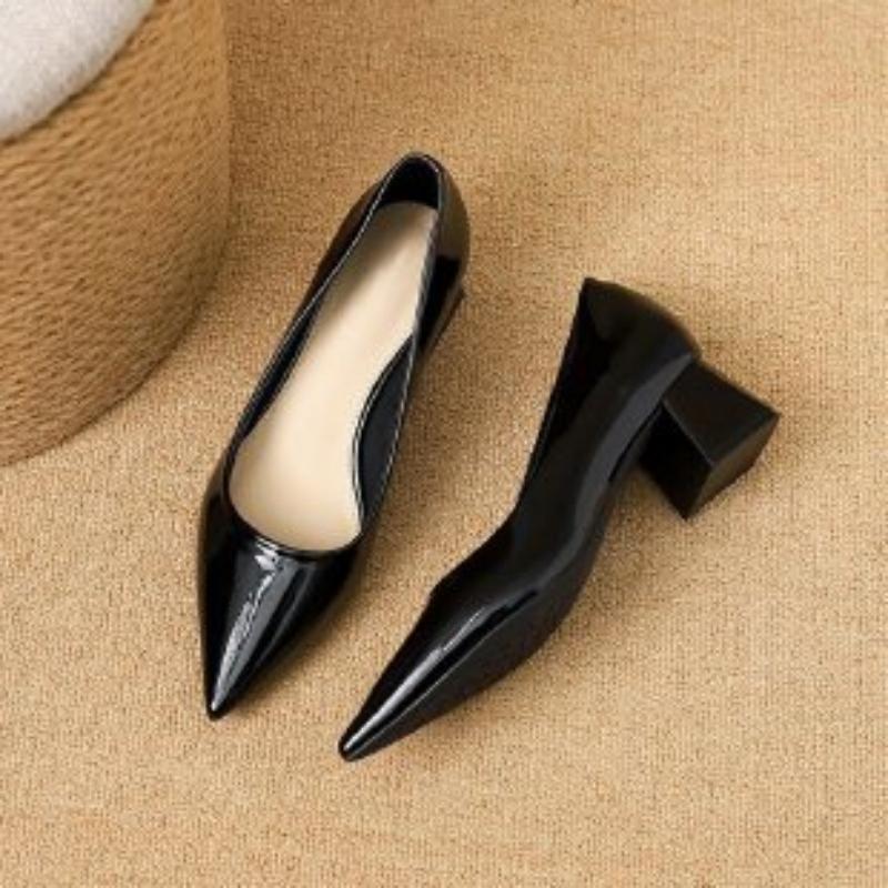2026 Frühling Herbst Neue Lack – Leather Work Women Shoes Bewertung und Preis
