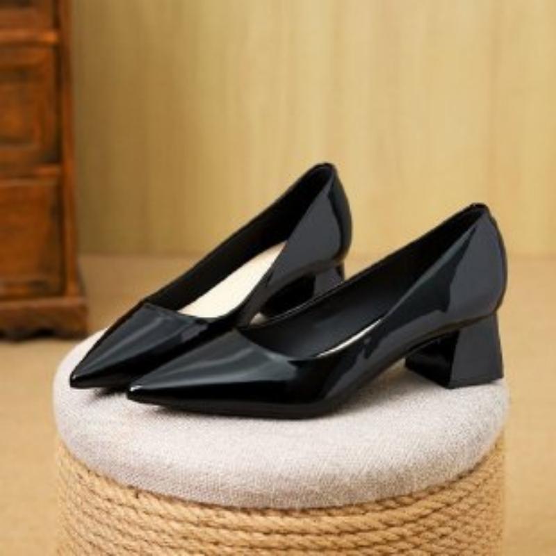 2026 Frühling Herbst Neue Lack – Leather Work Women Shoes Bewertung und Preis