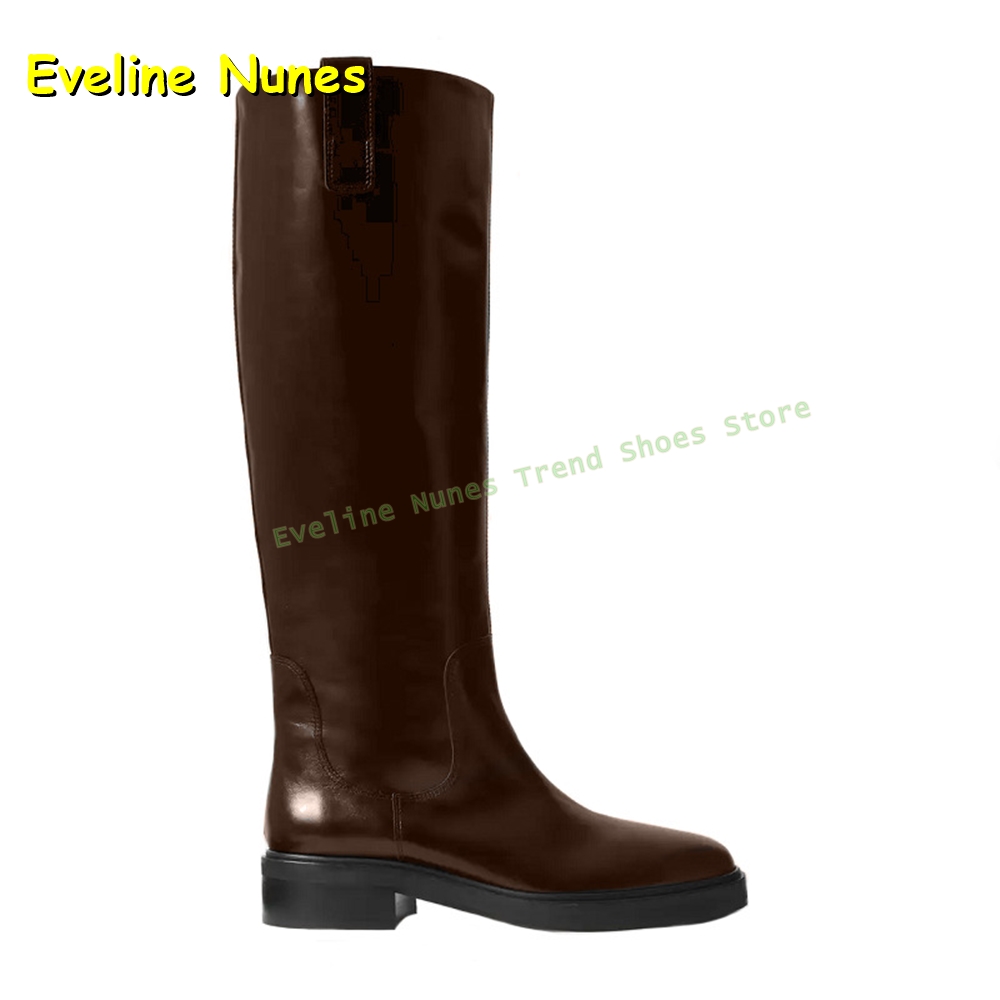 Schwarze Leder-Kniehohe Reitst – Leather Work Women Shoes Bewertung und Preis