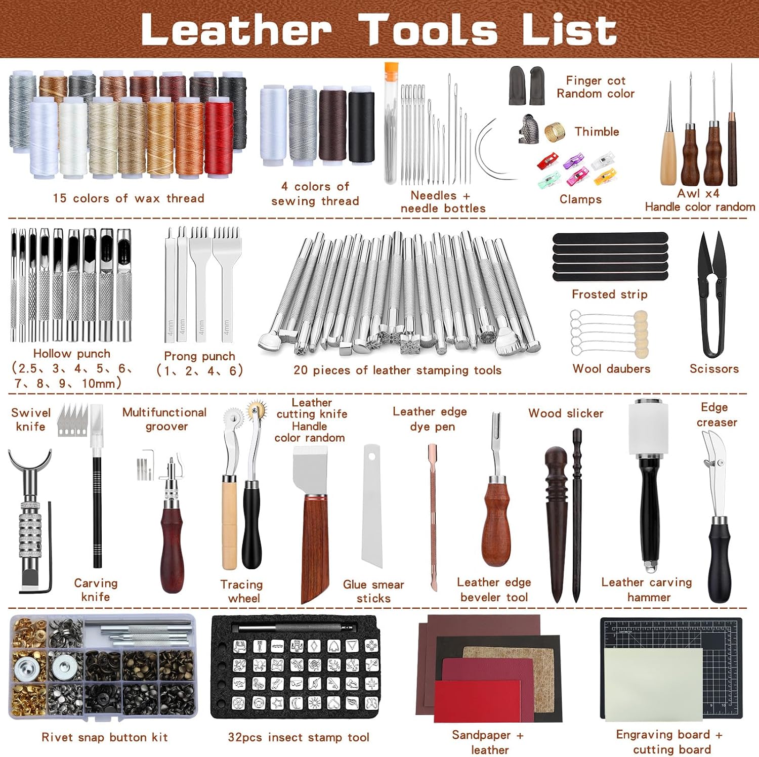 Lederbearbeitungs-Set mit Werk – Leatherwork Craft Bewertung und Preis