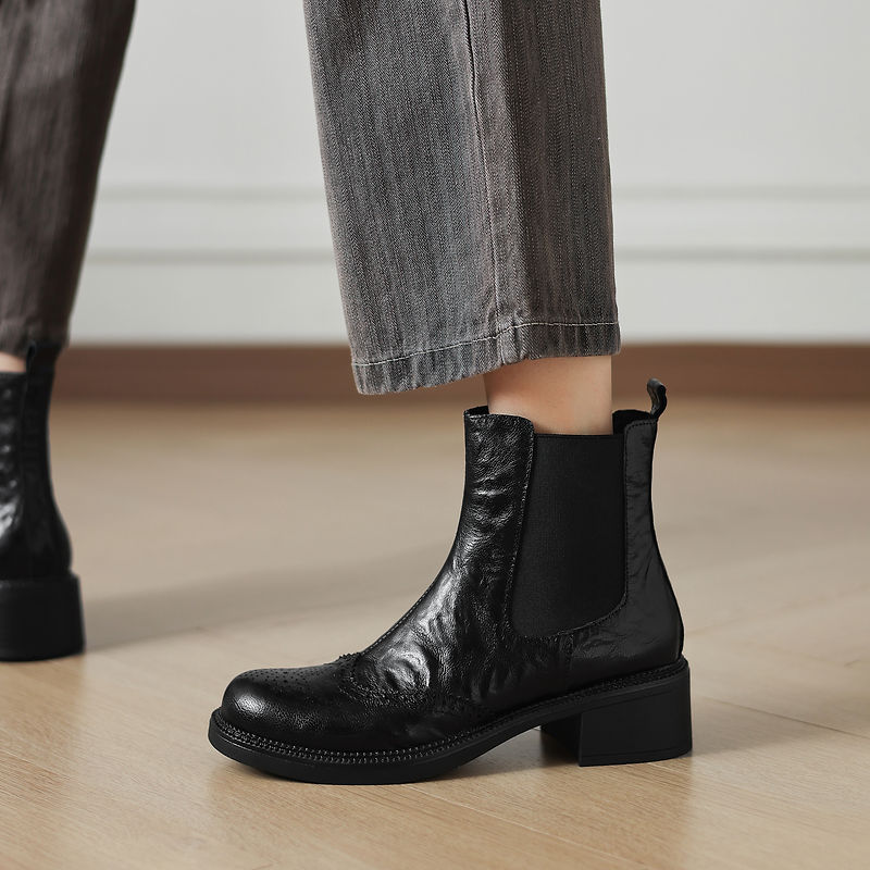 NEUE Herbststiefel für Damen,  – Leather Work Women Shoes Bewertung und Preis