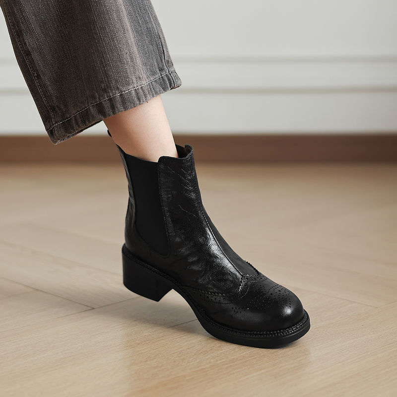 NEUE Herbststiefel für Damen,  – Leather Work Women Shoes Bewertung und Preis
