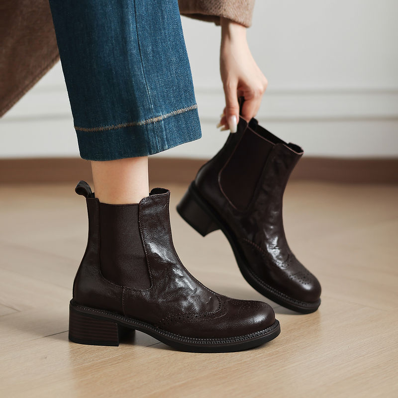 NEUE Herbststiefel für Damen,  – Leather Work Women Shoes Bewertung und Preis