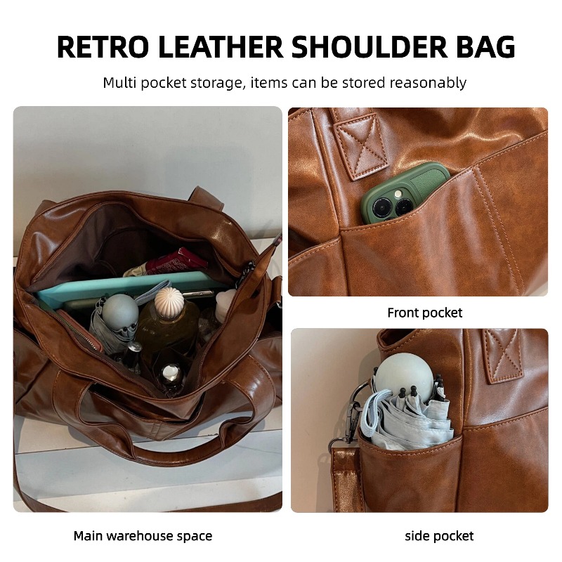 Damen Retro-Handtasche aus wei – Leather Workshop Bewertung und Preis