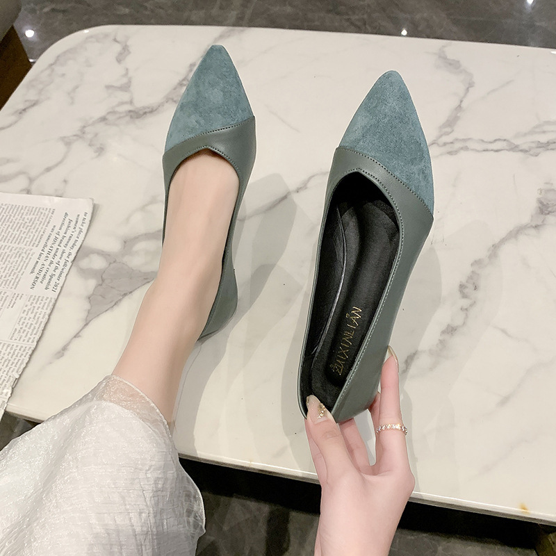 Flache schwarze Lederschuhe fü – Leather Work Women Shoes Bewertung und Preis