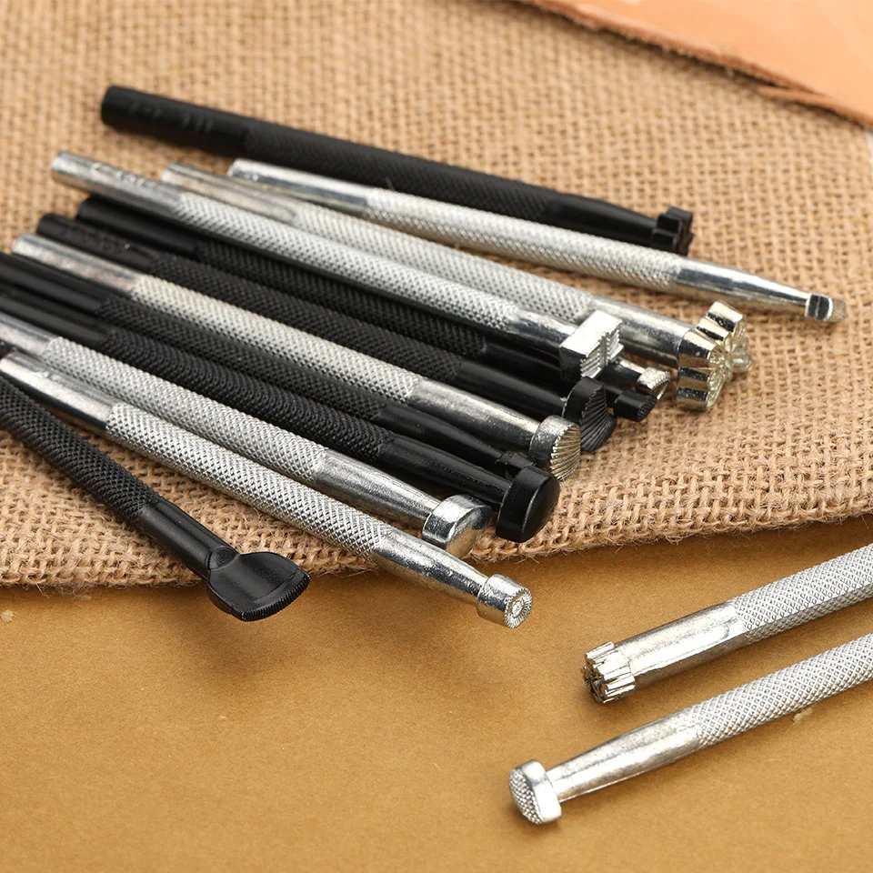 6/20 stücke Metall Leder Arbei – Leatherwork Craft Bewertung und Preis