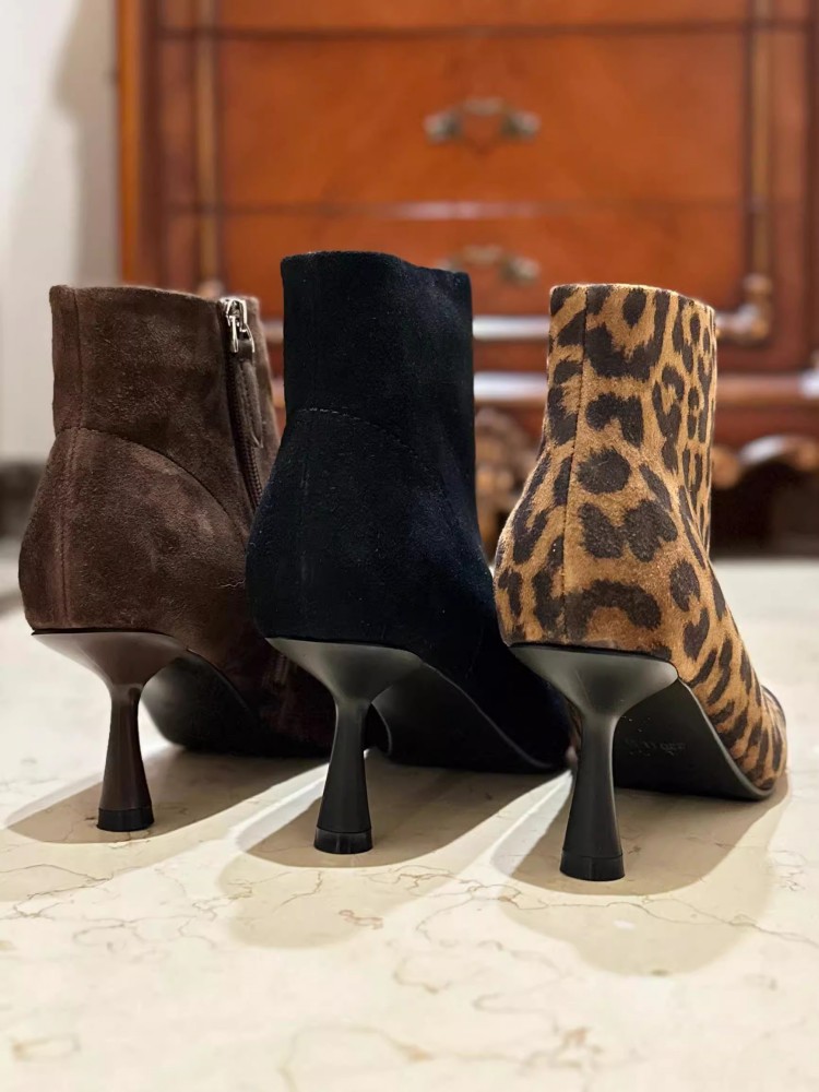 Mode Frauen Karree Dünne Ferse – Leather Work Women Shoes Bewertung und Preis