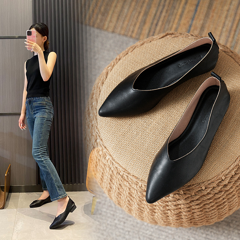 Frühlings- und Herbstmode Neue – Leather Work Women Shoes Bewertung und Preis